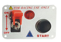Automotive Racing Switch Panel With Flip Up Cover , Racing Toggle Switch